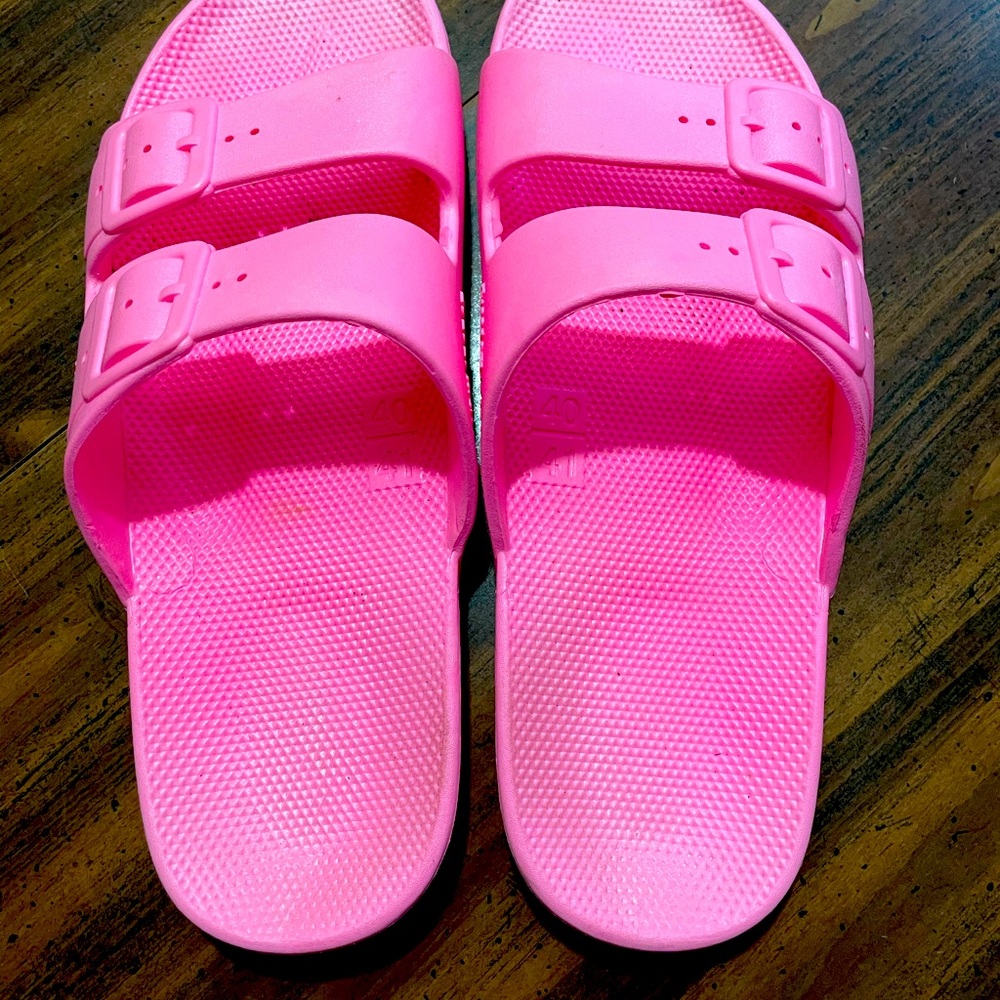 Freedom Moses Two Band Slides Size 10